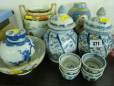 Quantity of Oriental pottery and porcelain