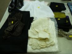 Selection of vintage clothing and baby items etc