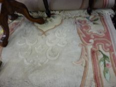 Washed woollen Chinese rug