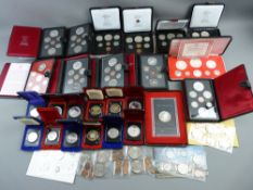 COINS - Canada & USA proof sets, dollars and uncirculated coins including 1973-1976 cased