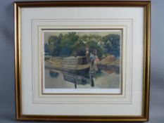 CHARLES FREDERICK TUNNICLIFFE limited edition (13/295) coloured print with Studio stamp and entitled