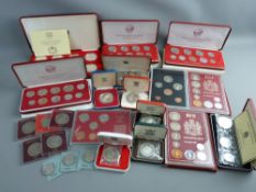 COINS - Malta, Jersey, Guernsey and Gibraltar proof sets, crowns and coinage, in silver and other