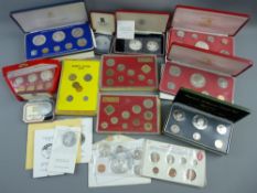 PROOF SETS & COMMEMORATIVE COINS - a world mix including The Philippines, Liberia, Senegal, Iceland,
