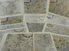 Maps (Lots 78 to 82 all unframed) - THIRTEEN MAPS OF THE COUNTIES OF WALES (four coloured and