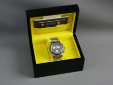 SWISS MILITARY WATCH SEAWOLF 1, modern cased gent's chronograph wristwatch with stainless steel