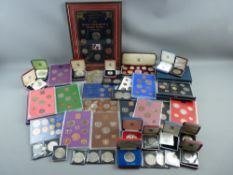 GB & UK COINS - proof sets, crowns and commemoratives including a Royal Mint 1953 Coronation set,