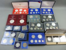 BRITISH OVERSEAS TERRITORY COINS including four '1973 First Coinage of the British Virgin Islands'
