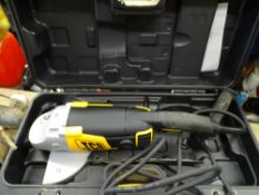 Cased as new JCB 2200w 230mm angle grinder E/T