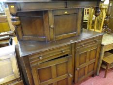 Polished buffet sideboard