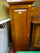 Wooden CD cabinet and a light wood computer workstation