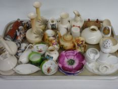 Collection of Goss and other crested china including a model of 'Shakespeare's House', 'Anne