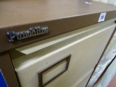 Four drawer metal filing cabinet