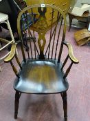 Wheelback Windsor elbow chair