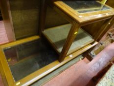 Two shelf coffee table and another smaller