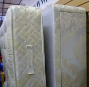 Double divan bed and mattress and headboard