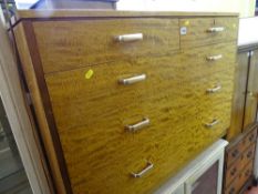 Retro two over three drawer chest