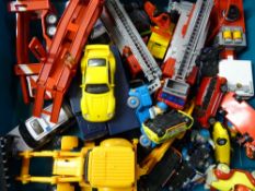 Tub of diecast and similar vehicles