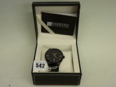 Barkers of Kensington new 'Entourage' rose wristwatch in presentation case with sleeve