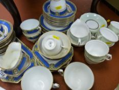 Parcel of Court teaware and Colclough teaware