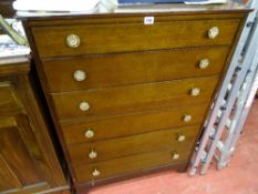 Graduated six drawer chest