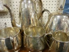 Neat electroplate tea service