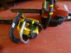 MTD GCS chainsaw and a McCulloch 'The Californian' chainsaw E/T