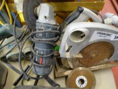 Tooltech circular saw, Bosch GWS 6-100 angle grinder and a Bosch electric power planer E/T