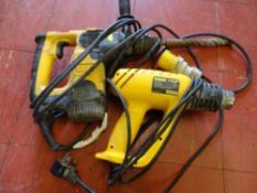 Dewalt hot air gun and a Dewalt heavy duty hammer drill E/T
