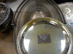 Small parcel of electroplate ware