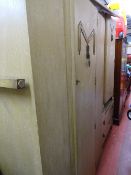 Bedroom suite comprising double wardrobe, single wardrobe, dressing table and bed ends