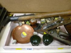 Vintage climber's axe, Stanley plane and other collectable items