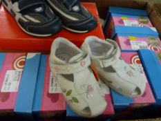 Nine pairs of boxed children's shoes by Froddo
