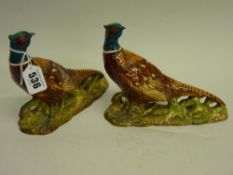 Two Beswick pottery models of pheasants no. 1226
