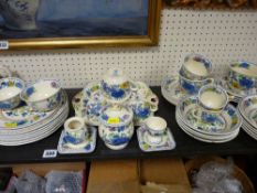 Extensive set of Masons Regency teaware