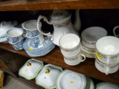 Quantity of blue and white dinner and teaware and Paragon 'Belinda' teaware