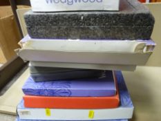 Parcel of boxed Wedgwood plates etc