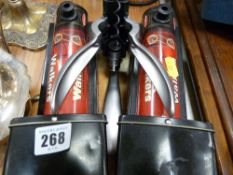 Pair of Walker's Shortbread steam train tins and an excellent modern corkscrew