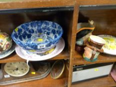 Johnny Weller character jug, Royal Doulton 'Town Crier' jug and a quantity of mixed china