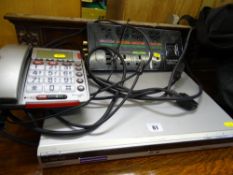 Sony DVD player and a HDP 750g Powercentre surge protector extension etc E/T