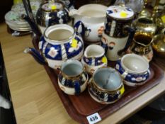 Parcel of various Sadler teaware including teapots, milk jugs, sugar bowls etc