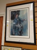 LEIGHTON-JONES limited edition (225/375) print of a street urchin