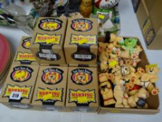 Collection of boxed & unboxed 'Bad Taste Bears'