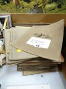 Vintage bound copies of brass band music