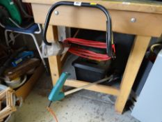 A Qualcast electric rotary lawn mower together with a Black & Decker electric lawn edger E/T