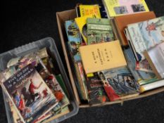 Collection of vintage children's hardback annuals & storybooks including Enid Blyton, The Dandy, Roy