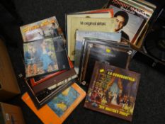 A parcel of various LP records mainly musicals, John Denver, Barry Manilow etc