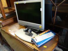 A Sony Bravia flatscreen 17-inch television E/T