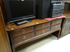 A Stag Minstrel mirrored dressing table & two door wardrobe