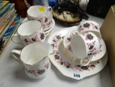 Paragon 'Michelle' pattern teaset