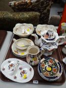 A parcel of vintage Woods ivory dinnerware, other teaware